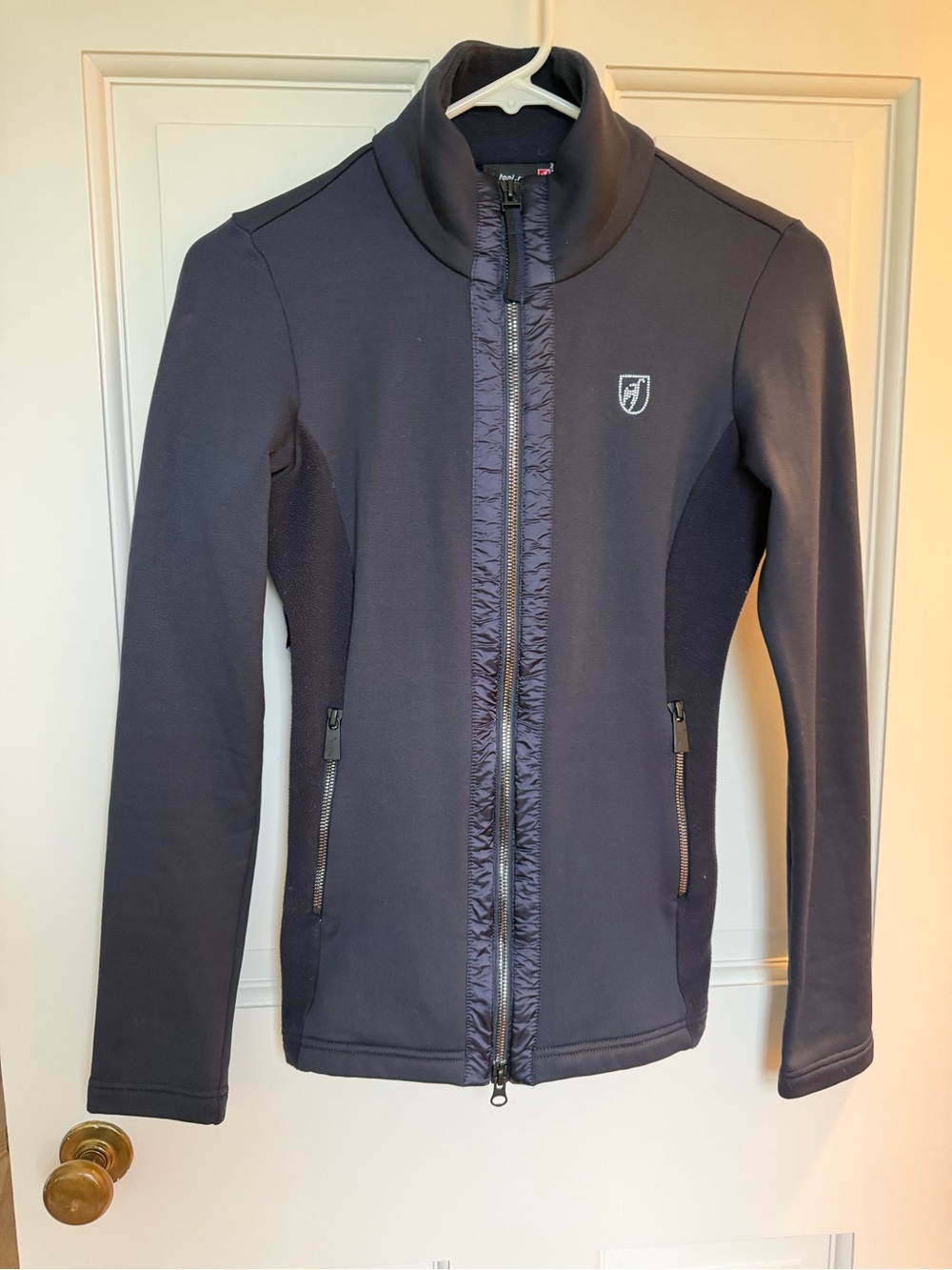 TONI SAILER Women’s Navy slim fit fleece jacket US size 2